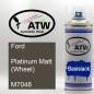 Preview: Ford, Platinum Matt (Wheel), M7048: 400ml Sprühdose, von ATW Autoteile West.